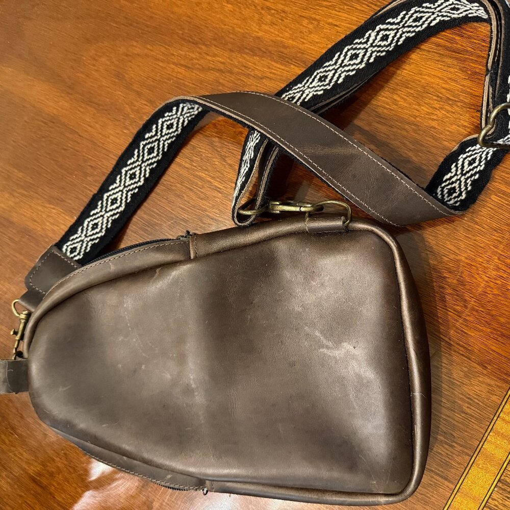 Suusana Leather Sling Bag